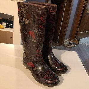 Coach Poppy Rain Boots